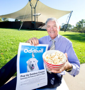 Pop-up outdoor cinema at Mildura’s Nowingi Place