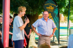 Dylan Stephens kicks Red Cliffs Primary School appeal along