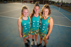 Sunraysia’s best rising netball stars on court