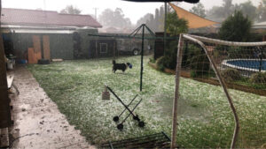 Large hail hits Sunraysia during wild storm