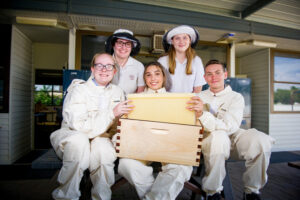 St Joseph’s College arrivals the bee’s knees