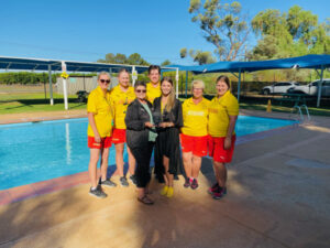 Jumping in brings a win for pool volunteers