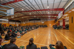 Sister city school returns to town