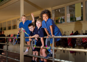 New racquets a hit with Mildura West Primary School Preps