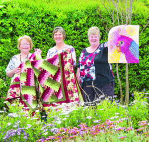 Patchwork of vibrant colours