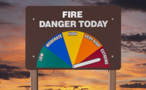 Lightning sparks blaze near Euston