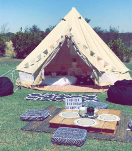 Camping with a difference