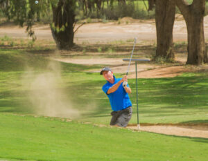 Whitehouse bunkers down to win fifth Coomie Open
