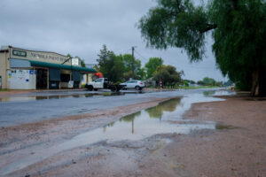 Puddle muddle goes on for Nichols Point