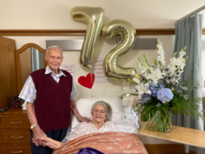 Donald and Mavis Teasdale mark 72 years of bliss