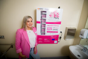 Period packs with dignity