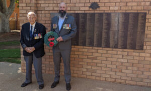 Remembrance Day a family affair at Red Cliffs