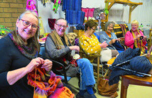 Knitting with friends