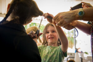 Losing locks for a good cause