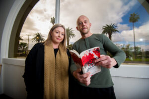 True crime, wine and canapes