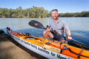 Murray River kayak journey starts talk about depression