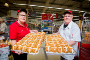 Hot debate, but hot cross buns are on the shelves