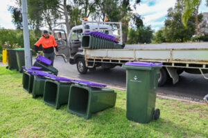 Purple bins rolled out