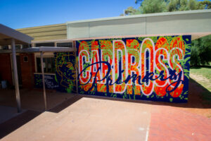 Cardross students behind colourful creation
