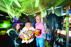 Getting in the scary spirit