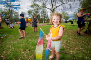 Wentworth has Australia Day fun before the storm