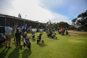 Members tee off at club’s new house