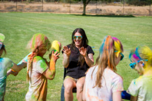 Fun and colour at Nichols Point Primary School