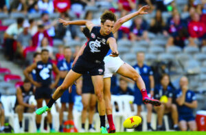AFL football: Tough debut for Lochie O’Brien