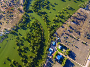 Floodwaters swallow up Anabranch