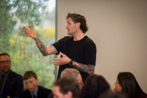 A kiss for Dad every day, says AFL star