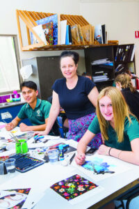 Students’ special art journey