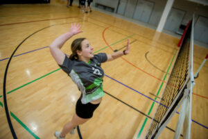 Leap of faith for volleyballers