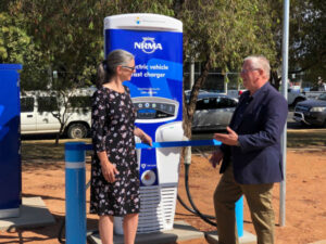 Mildura’s first electric vehicle fast charge station opened