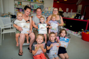Kids finding books all over Mildura