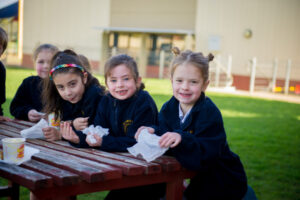 Morning-tea students fight cancer with a smile