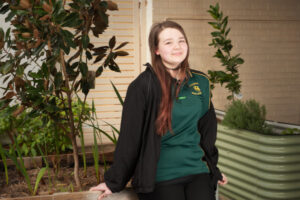 Coomealla High School student surveys a brave new world