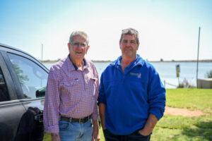 Trail of Lights out on Lake Cullulleraine