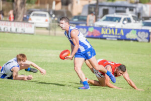 Sunraysia football: Easy goings for Ouyen United star Brad Vallance