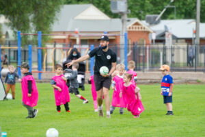 Kids kick start Mildura Soccer Academy