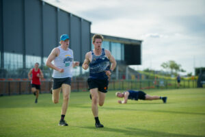 Underdogs hit the track early