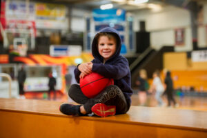 Kids have a shot at basketball in NAIDOC family fun day