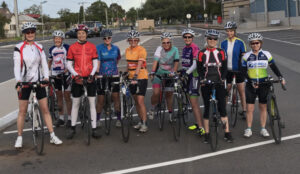 Ladies show pedal power