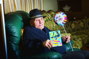 Tom’s now 103 years young!