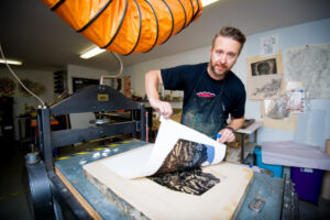 Mildura artist Brett Ferry gets back into print