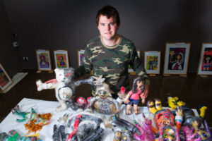 ‘Sticky-tape dolls’ are art with character