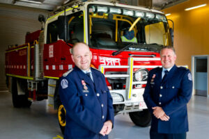 Volunteer in the driver’s seat