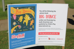 StoryWalk event gets young minds and bodies active
