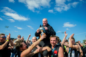Magpies manager carries the team