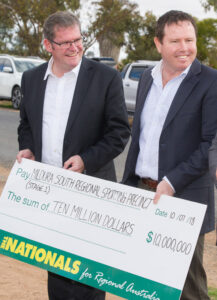 Mallee MP Andrew Broad steers clear of funding announcements