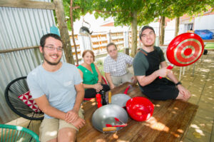 Shedding bucks for a good cause